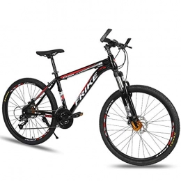JACK'S CAT Bike JACK'S CAT 26in Mens Mountain Bikes, 30-Speed Hard tail Mountain Bike, Dual Disc Brake carbon steel Frame, Mountain Bicycle with Front Suspension, Red