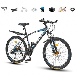 JACK'S CAT Mountain Bike JACK'S CAT Country Mountain Bike 24 / 26 Inch with Double Disc Brake, MTB for Adults, Hardtail Bike with Adjustable Seat, Thickened Carbon Steel Frame, 26in 27 speed