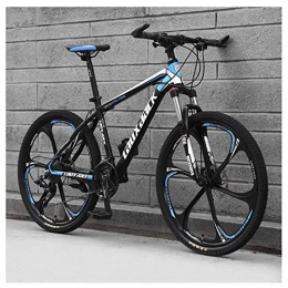 JF-XUAN Bike JF-XUAN Bicycle Outdoor sports 27Speed Mountain Bike Front Suspension Mountain Bike with Dual Disc Brakes Aluminum Frame 26", Black