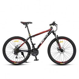 JLFSDB Mountain Bike JLFSDB Mountain Bike, 26 Inch Carbon Steel Frame Bicycles, Dual Disc Brake And Front Suspension, Spoke Wheel (Color : Red)