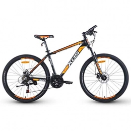 JLFSDB Bike JLFSDB Mountain Bike, 26 Inch Unisex MTB Bicycles, 17" Aluminium Alloy Frame, Double Disc Brake And Front Suspension, 21 Speed (Color : A)