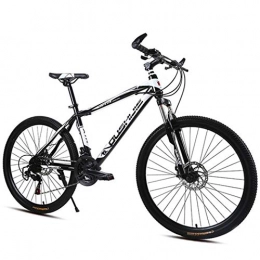 JLFSDB Mountain Bike JLFSDB Mountain Bike, Carbon Steel Frame Hard-tail Bicycles, Front Suspension And Dual Disc Brake, 26 Inch Mag Wheels (Color : Black, Size : 24-speed)