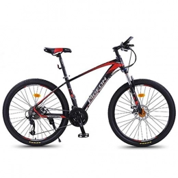 JLFSDB Mountain Bike JLFSDB Mountain Bike Foldable Mountain Bicycle Women & Men 24 / 27 Speeds 26Carbon Steel Frame Front Suspension Disc Brake (Color : Red, Size : 30speed)