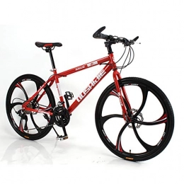 JW Bike JW Off-Road Mountain Bike Bicycle High Carbon Steel 26-inch Six-wheel Double Disc Bicycle, 21-speed / 27-speed