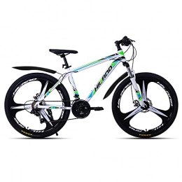 JWYing Mountain Bike JWYing 21 Speed Aluminum Alloy Mountain Bike, Adult Suspension Bicycle, with Shimano Tourney and Microshift Shifter (Color : 3 knife wheel, Size : 26 inch)