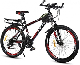 JZTOL Bike JZTOL 24 26 Inch Mountain Bike For Adult Carbon Steel Bicycle 24 Speed Bicycle Mountain Bike Student Outdoors Unisex Bike (Color : B~24 Inch, Size : 24 speed)