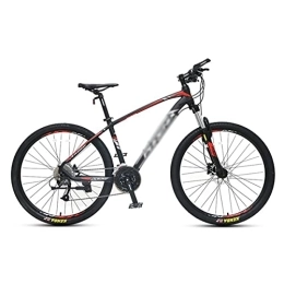 Kays Mountain Bike Kays 26 / 27.5 Inch Mountain Bike All-Terrain Bicycle 27 Speeds With Dual Hydraulic Disc Brakes Adult Road Bike For Men Or Women(Size:27.5 in, Color:Red)
