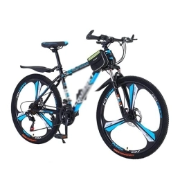Kays Mountain Bike Kays 26 In Front Suspension Mountain Bike 21 / 24 / 27 Speed With Dual Disc Brake Suitable For Men And Women Cycling Enthusiasts(Size:21 Speed, Color:Blue)
