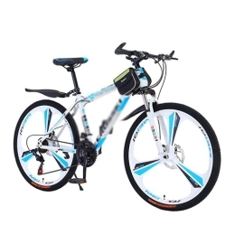 Kays Bike Kays 26 In Front Suspension Mountain Bike 21 / 24 / 27 Speed With Dual Disc Brake Suitable For Men And Women Cycling Enthusiasts(Size:21 Speed, Color:White)