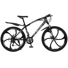 Kays Mountain Bike Kays 26 In Wheel Dual Full Suspension 21 / 24 / 27 Speed Mountain Bike Carbon Steel Frame With Disc Brakes For A Path, Trail & Mountains(Size:21 Speed, Color:Black)