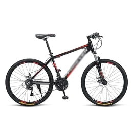 Kays Mountain Bike Kays 26 Inch Mountain Bike Carbon Steel MTB Bicycle With Dual Disc Brakes Cycling Urban Commuter City Bicycle For Adults Mens Womens(Size:27 Speed, Color:Red)
