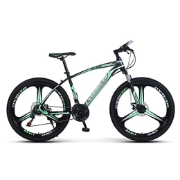 Kays Mountain Bike Kays 26 Inch Mountain Bike Urban Commuter City Bicycle 21 / 24 / 27-Speed MTB Bicycle With Suspension Fork And Dual-Disc Brake(Size:24 Speed, Color:Green)