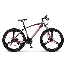 Kays Mountain Bike Kays 26 Inch Mountain Bike Urban Commuter City Bicycle 21 / 24 / 27-Speed MTB Bicycle With Suspension Fork And Dual-Disc Brake(Size:24 Speed, Color:Red)