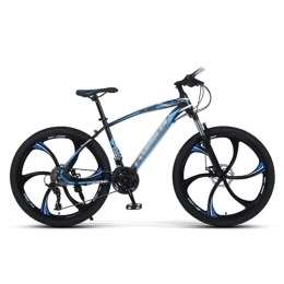 Kays Bike Kays Mountain Bike 21 / 24 / 27 Speed 26 Inches Wheels Dual Disc Brake Carbon Steel Frame Bicycle Suitable For Men And Women Cycling Enthusiasts(Size:21 Speed, Color:Blue)