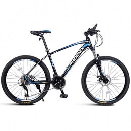 Kays Mountain Bike,26 Inch Men/Women Hard-tail Bicycles,Aluminium Alloy Frame,Double Disc Brake Front Suspension,27 Speed (Color : Blue)