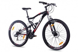 Unbekannt Bike KCP Attack 27.5-inch unisex mountain bike with 21 gears Shimano TX, black