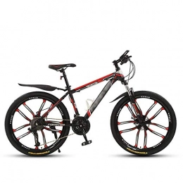 KELITINAus Bike KELITINAus Mountain Bike, Outdoor Sports Exercise Fitness, Cycling Sports Mountain Bikes Suitable for Men and Women Cycling Enthusiasts, Red-26In-24Speed, Red-26In-27Speed