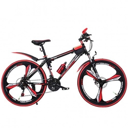 Kids' Bikes Mountain Bike Kids' Bikes Adult Mountain Bike Bicycle Student Road Bike Summer Mountaineering Bicycle Outdoor Leisure Bicycle Speed adjustable Double Disc Brake Bicycle (Color : Red, Size : 24inch)