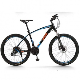 KKLTDI Bike KKLTDI Mountain Bikes, Unisex 24 Speed Shock Dual Disc Brakes Adult Bicycle, Road Bicycles Fat Tire Aluminum Frame D 24inch(155-175cm)