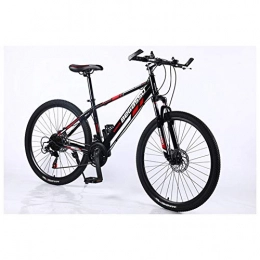 KXDLR Bike KXDLR Aluminum 26" Mountain Bike with Dual Disc-Brake 21-30 Speeds Drivetrain, 4 Colors for Men And Women, Black, 21 Speed