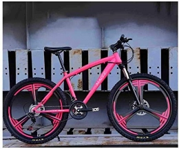 L&WB Bike L&WB Mountain Bikes Racing Bikes Bicycle Mountain Bike Adult Road Bikes for Men And Women 26In Wheels Adjustable Speed Double Disc Brake, Pink, 30speed