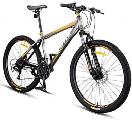 LAMTON Mountain Bike LAMTON 24-Speed Mountain Bikes, 26 Inch Adult High-Carbon Steel Frame Hardtail Bicycle, Men's All Terrain Mountain Bike, for Sports Outdoor Cycling Travel Work Out and Commuting (Color : Orange)