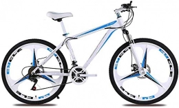 LAMTON Mountain Bike LAMTON Mountain Bike, Adult Bicycle, Variable Speed Bicycle with High Carbon Steel Frame and Double Disc Brakes and Adjustable Shock Absorbing Front Fork, 26 Inch, 21 Speed