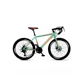 LANAZU Bike LANAZU Mountain Bikes, Road Bikes, Double Disc Brake Transmission Bikes, Suitable for Transportation and Off-road Riding
