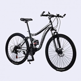 laonie Mountain Bike laonie Mountain Bike Variable Speed Bicycle 24 / 26 inch Adult Bike Male and Female Students Bicycle Double Disc Brake Mountain Bike-Black_26 inch