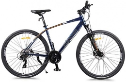 LAZNG Mountain Bike LAZNG 27 Speed Road Bike, Hydraulic Disc Brake, Quick Release, Lightweight Aluminium Road Bicycle, City Commuter Bicycle Perfect for Road Or Dirt Trail Touring (Color : Blue)