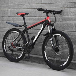 LBYLYH Bike LBYLYH 26Inch Men Mountain Bikes, High-Carbon Steel Hardtail Mountain Bike, Mountain Bike With Front Suspension Adjustable Seat, A, 30