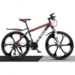 LC2019 Mountain Bike LC2019 Mens Mountain Bike 26 Inches Adult Road Race For Men And Women Variable Speed Student City Shock Absorption Bike 21 Speed (Color : Black Red, Size : 24 speed)