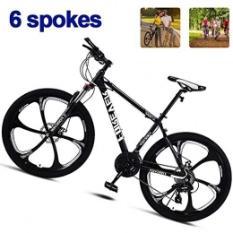 LFDHSF Mountain Bike LFDHSF Road Bike, Adventure Mountain Bike with Disc Brakes / Suspension Fork, 26'' 6 Spoke Wheels Bycicles