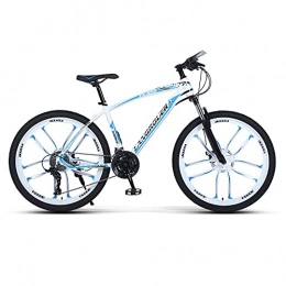 LHQ-HQ Bike LHQ-HQ Mountain Bike Youth / Adult Bike 26" Wheel MTB 27 Speed Bicycle Dual Disc Brake Loading 150Kg Multiple Colors, a