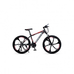 Liangsujian Speed change of adult bicycle with mountain damping and double disc brake 26 inch bike city bike mountain bikes carbon bicycle (Color : Red, Size : 27)