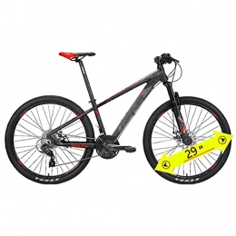 WANYE Bike Lightweight Aluminum Men's Mountain Bike, 29-Inch Wheels, Aluminum Frame, Rigid Hardtail, Hydraulic Disc Brakes, 2.1 Tire 30 speed