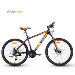 LIN Mountain Bike LIN Mountain Bike, 21-Speed Aluminum Alloy Outroad Bicycles Adult Student Outdoors Mountain Bikes 26 Inch Wheels (Color : Black / orange)