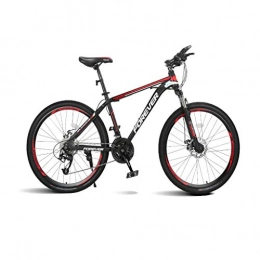 LIN Bike LIN Mountain Bike, 24 Speeds High Carbon Steel Outroad Bicycles 26 Inch Wheels Adult Student Outdoors Mountain Bikes (Color : Red)