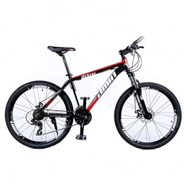 LISI Bike LISI Aluminum alloy 26 inch mountain bike 27 speed off-road adult speed mountain men and women bicycle, Red