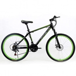 LISI Bike LISI Aluminum alloy 26 inch mountain bike disc brake v brake off-road adult speed mountain men and women bicycle, Green