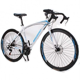 LISI Bike LISI Mountain bike variable speed bicycle adult male and female students bent bicycles 21 accelerated mountain bike, White