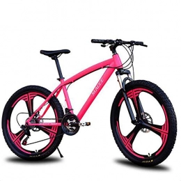 LITI 26" Mens 21/24/27-Speed All-Terrain Mountain Bike, Aluminum Frame, Adult mountain bike (men and women), Pink,27 speed
