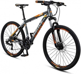 LIYONG Mountain Bike LIYONG Super Wind Speed Bike! 26 inch MTB mountain bike 27 speed gearshift youth bike with disc brakes aluminum frame hardtail MTB with free mudguards black-Gray-SX003