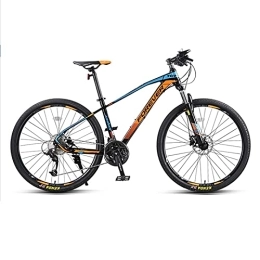 LLF Mountain Bike LLF Mountain Bike 27 Speed Dual Disc Brakes Aluminum Steel Frame MTB Bicycle Trail Bike for Adult Student Outdoors Sport(Size:27.5inch 27 Speed, Color:B)
