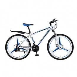 LUCKME Bike LUCKME Outroad Mountain Bike 26 Inch 21 Speed Adult Bicycle Bike Double Disc Brake Bicycles Carbon Steel Mountain Bike (Blue2-A, 26 inch)