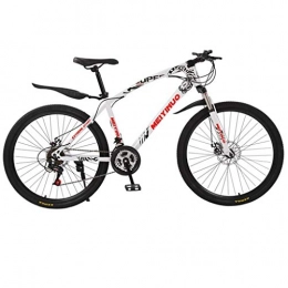 LUNAH Mountain Bike LUNAH Mountain Bike for Men and Women 26 Inch High Carbon Steel Mountain Bike Dual Suspension Frame, 21 Speed Gears