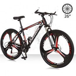 LXDDP Mountain Bike,Outdoor Carbon Steel Double Brake Bicycle,26-Inch/Medium High Cycling, 26-Inch Wheels for Adult and Teen