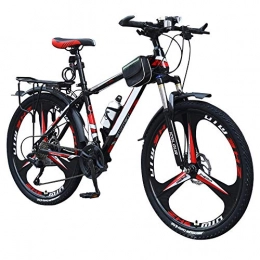 LXLCZ Mountain Bike Foldable With Double Disc Brake Aluminum Alloy Frame Lighttweight 26 Inch 21speed 3 Spoke Wheels Hardtail Bicycles Adjustable Seat Adult Mtb For Men Women