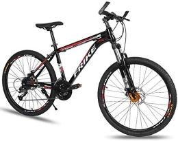 Lyyy Bike Lyyy Mountain Bike, Road Bicycle, Hard Tail Bike, 26 Inch Bike, Carbon Steel Adult Bike, 21 / 24 / 27 Speed Bike, Colourful Bicycle YCHAOYUE (Color : Black red, Size : 27 speed)