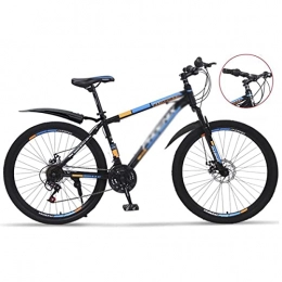 LZZB Bike LZZB 26 inch Wheels Mountain Bike 24 Speed Bicycle Daul Disc Brakes for Adults Mens Womens / Blue / 24 Speed
